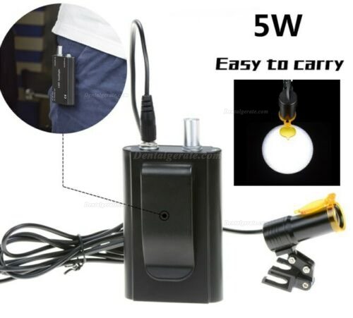 Dental 5W LED-Scheinwerferlampe Clip-on-Typ f&uuml;r Bincolar Lupe